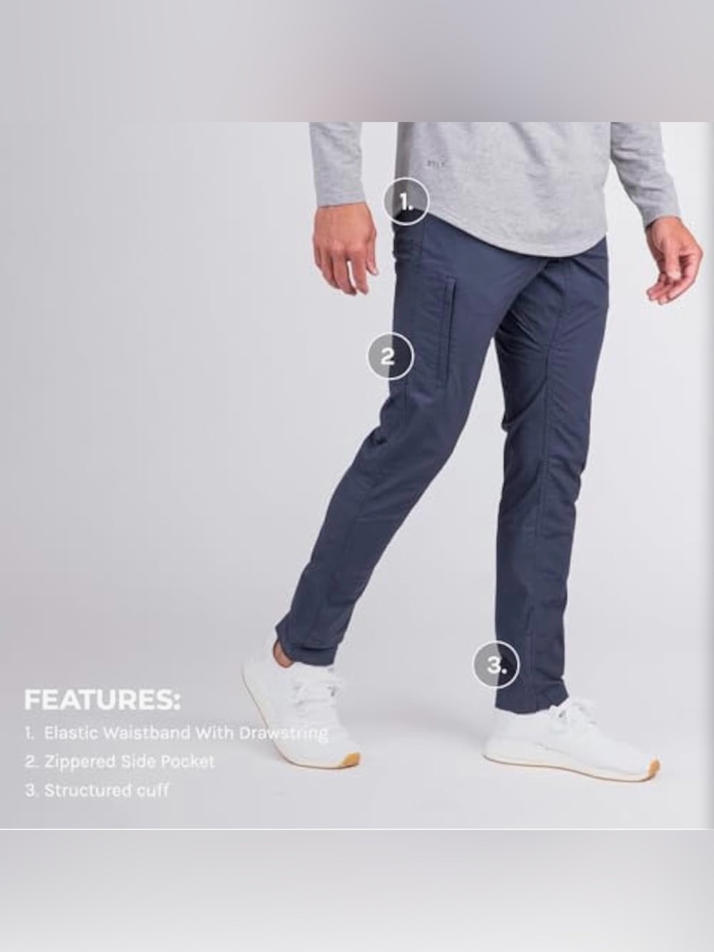 Men's Navy BYLT Pant - S